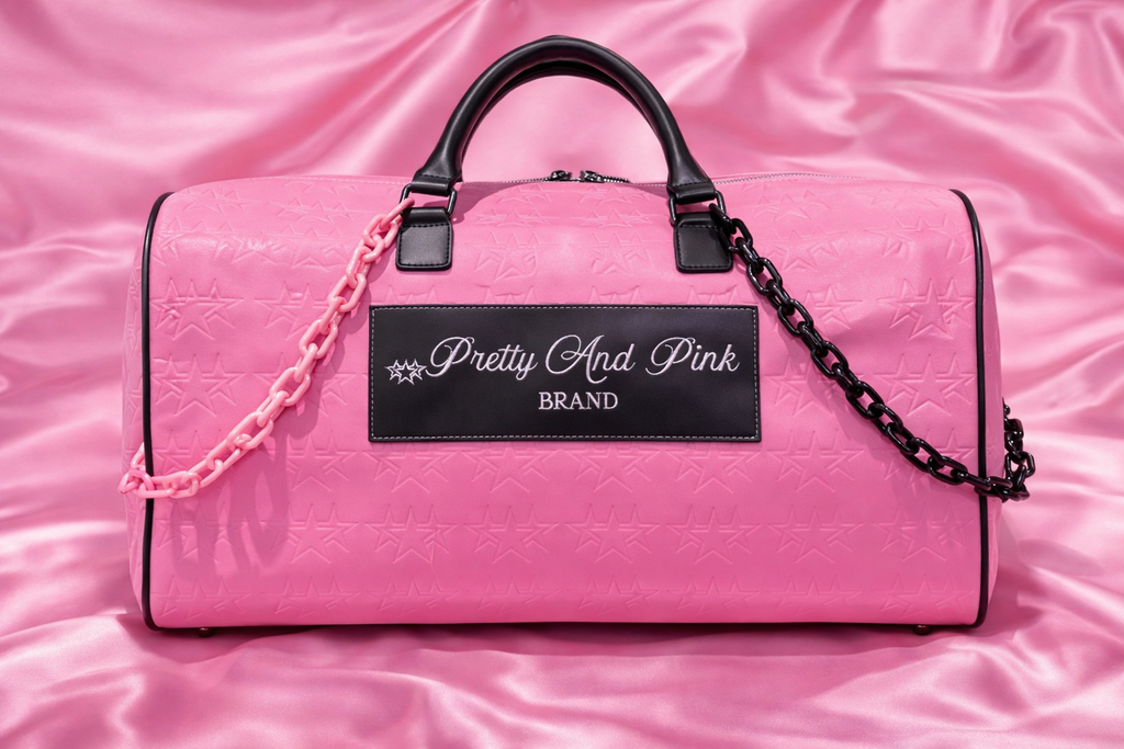 Pretty And Pink Brand Duffle 55